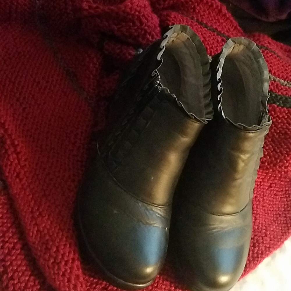 Black alegria booties